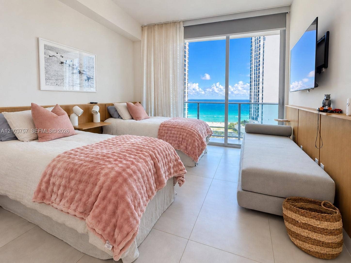 17550 Collins Avenue, #1103, Sunny Isles Beach, Sunny Isles Beach, FL 33160 Second Bedroom