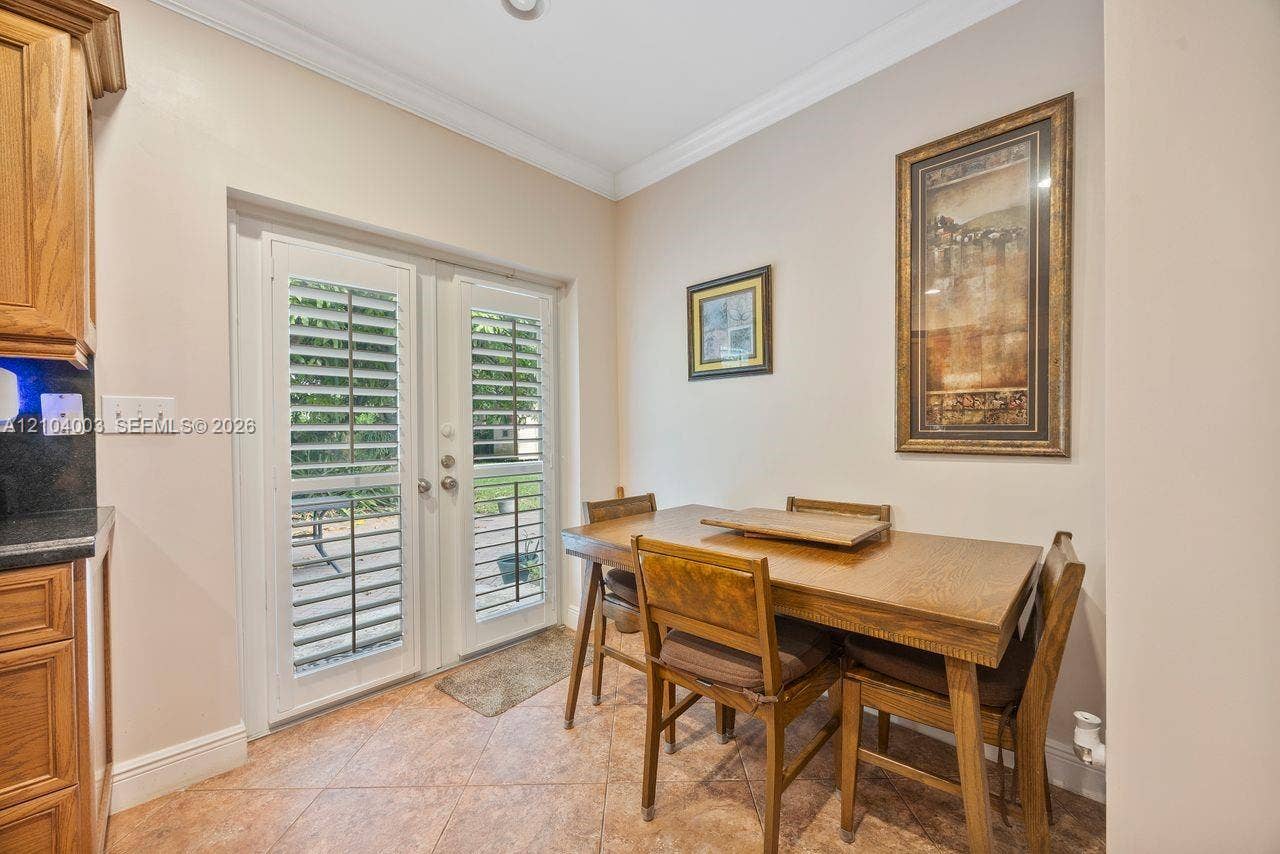 Breakfast Dinette Patio Impact Doors