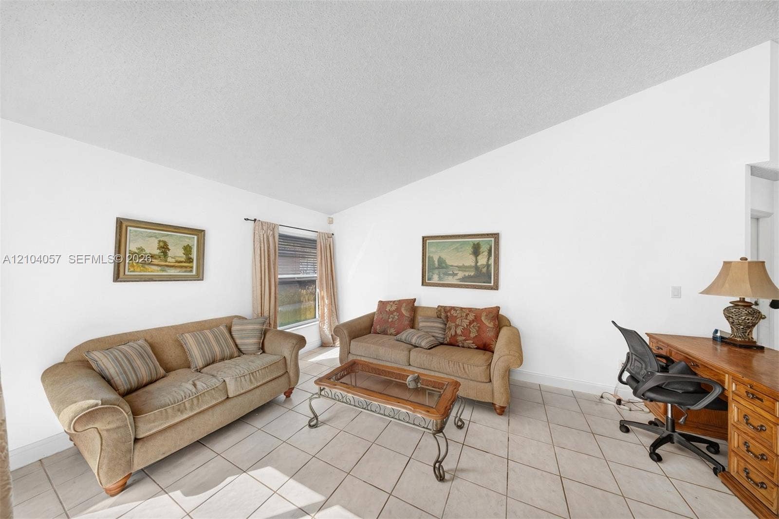 vaulted ceiling