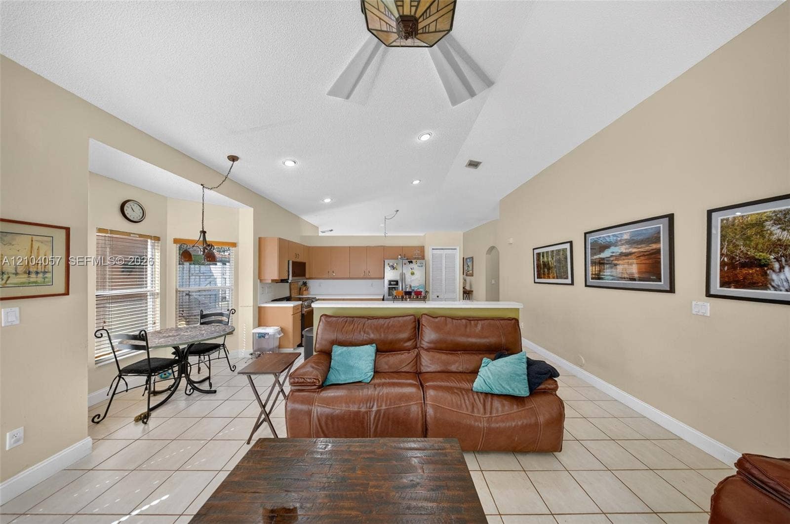 vaulted ceiling