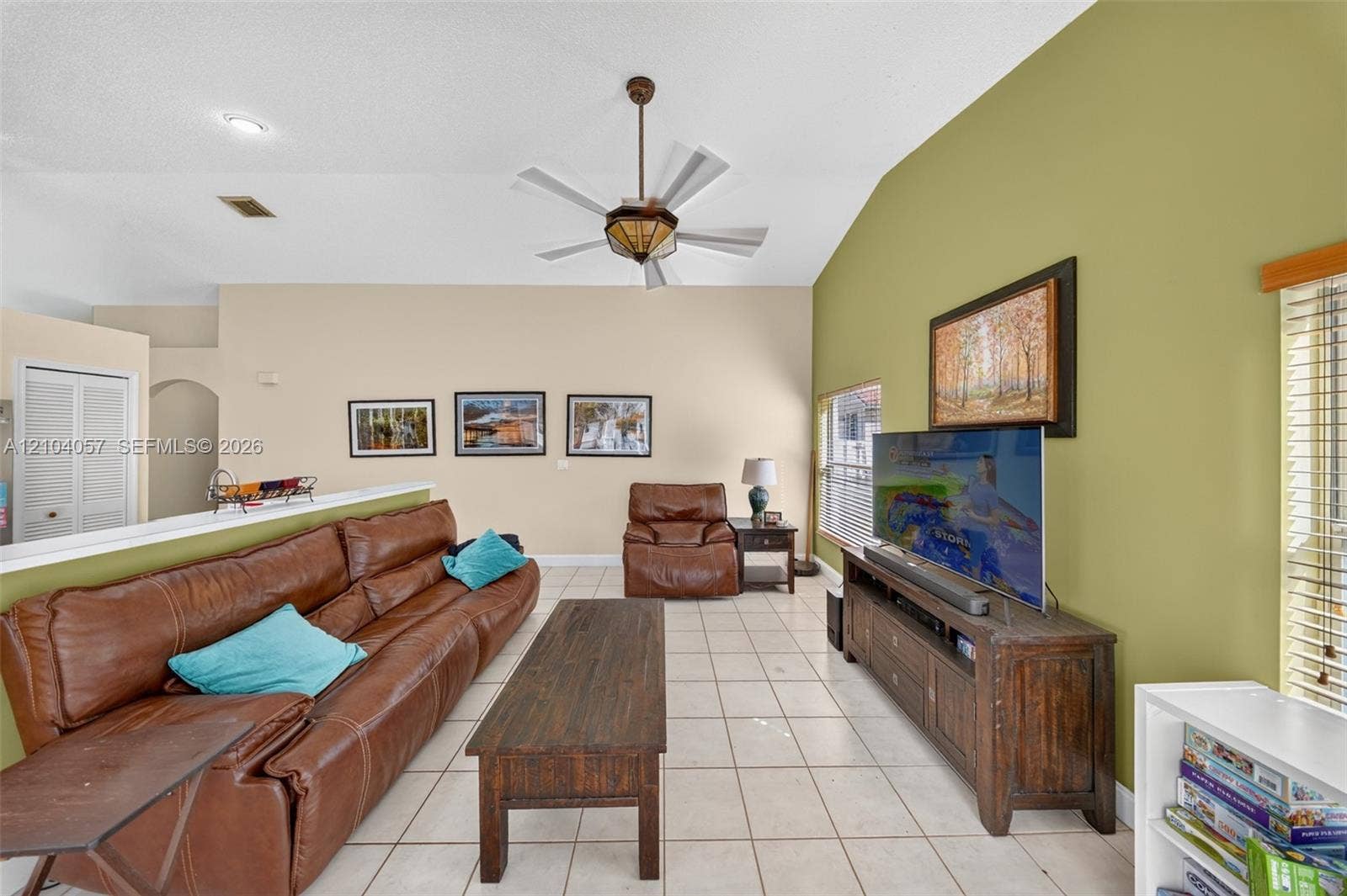 vaulted ceiling
