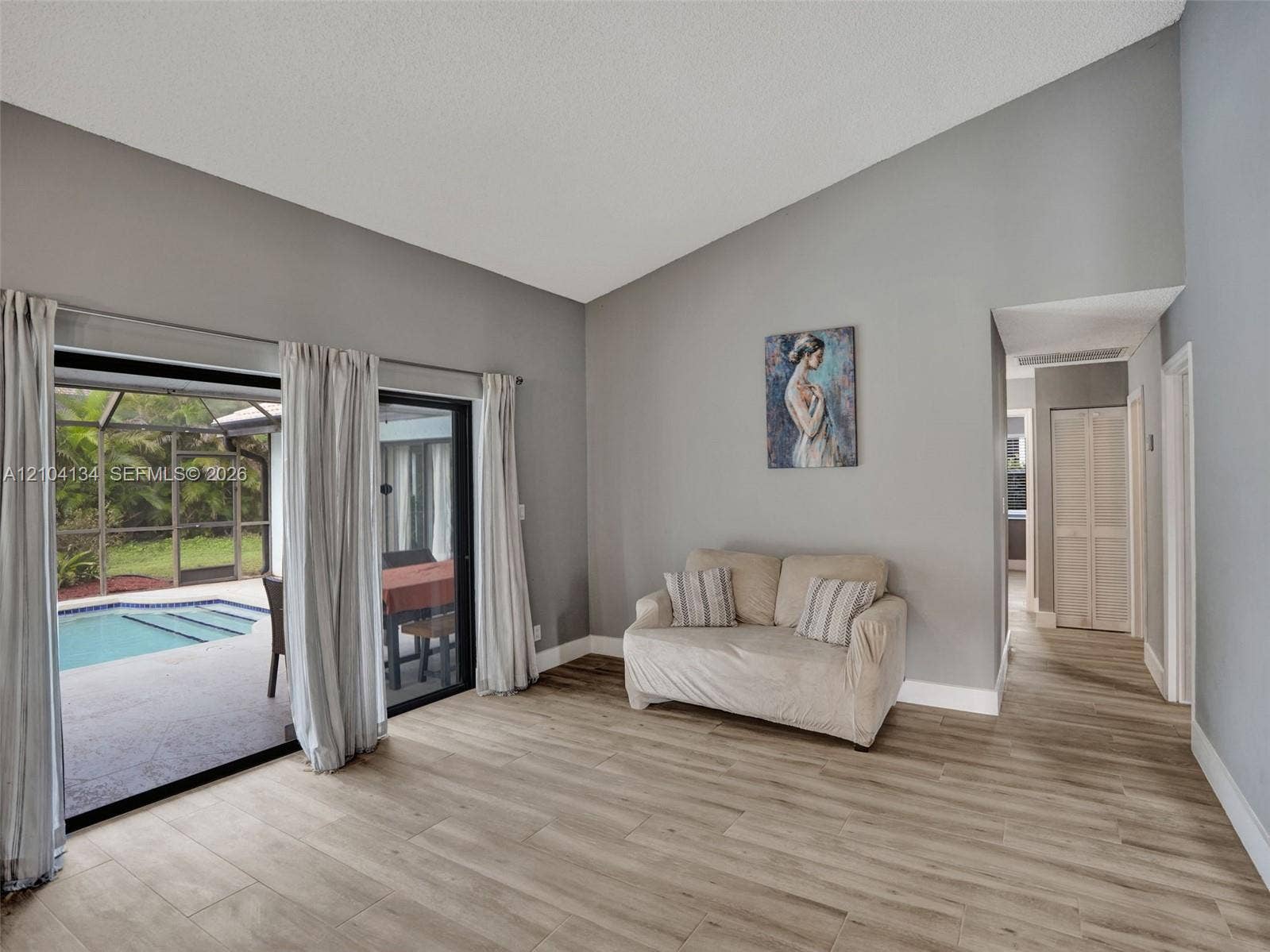 With A View To The Pool & Greenspace!