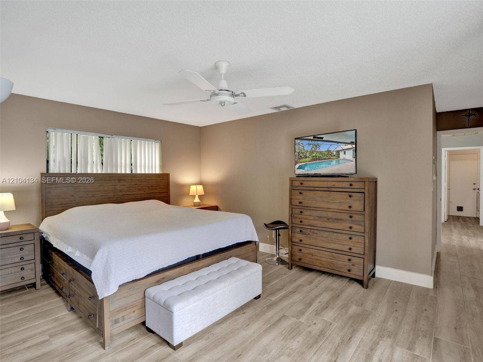 Reverse View of the Primary Bedroom!