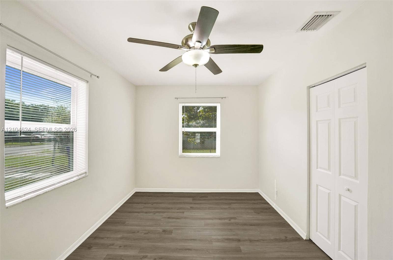 1223 NW 6th Avenue, Fort Lauderdale, FL 33311 3/1 bedroom with ceiling fan and impact windows