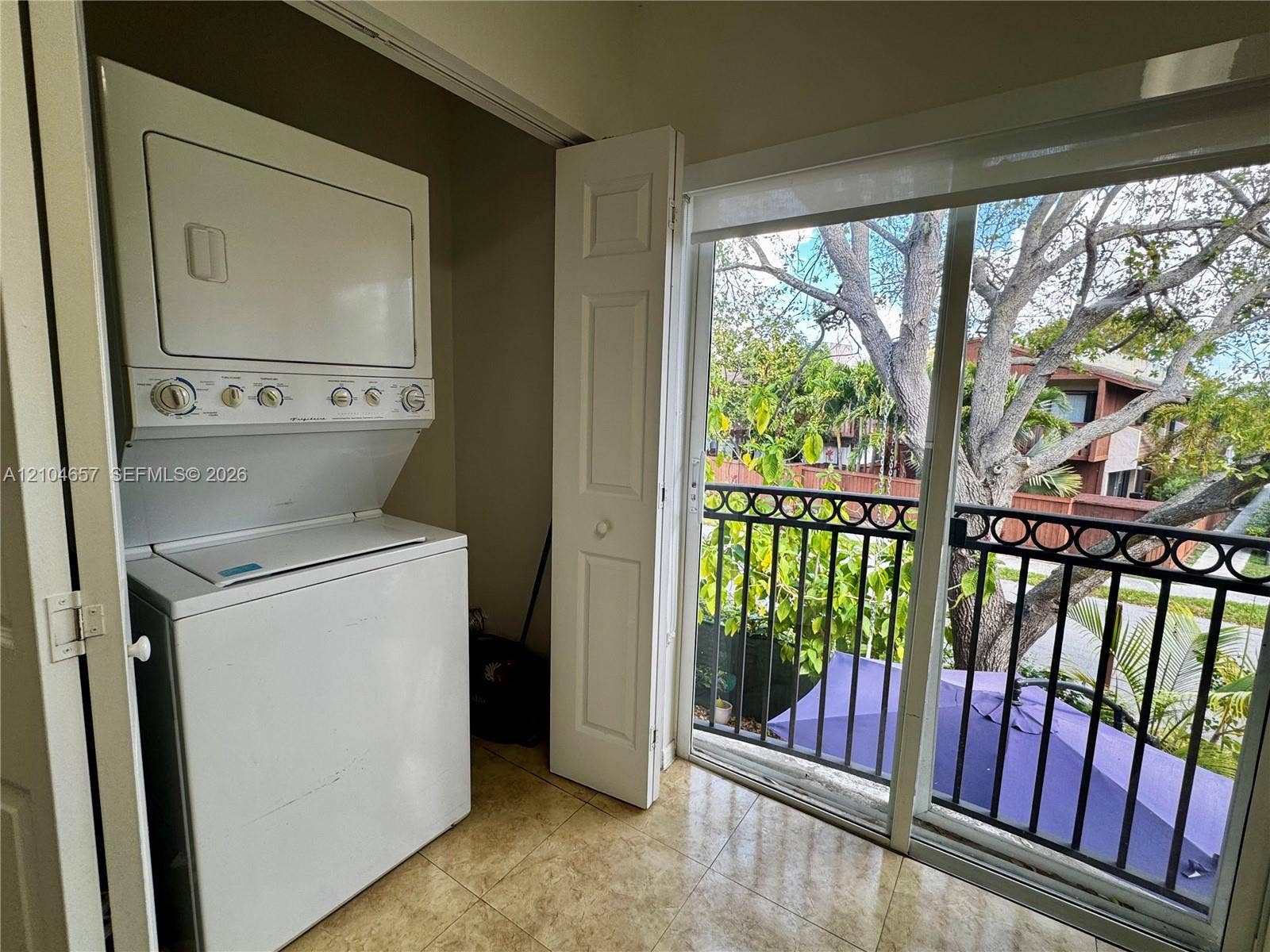 Laundry in kitchen
