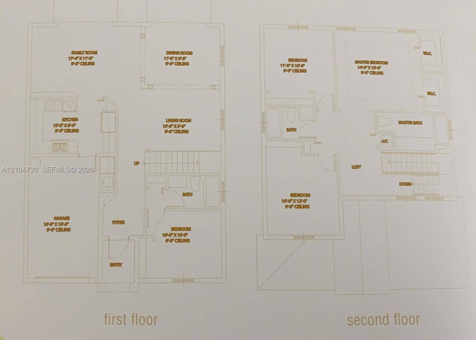 13832 SW 273rd Terrace, #13832, Homestead, Homestead, FL 33032 Unit's floor plan.