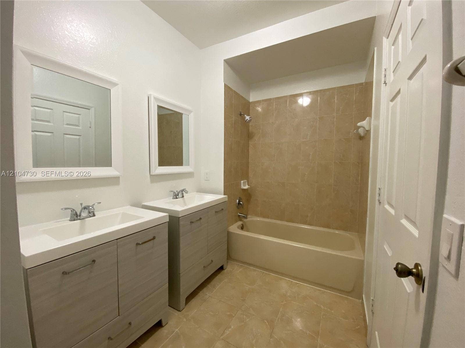 13832 SW 273rd Terrace, #13832, Homestead, Homestead, FL 33032 Large master bathroom with two sink cabinets.