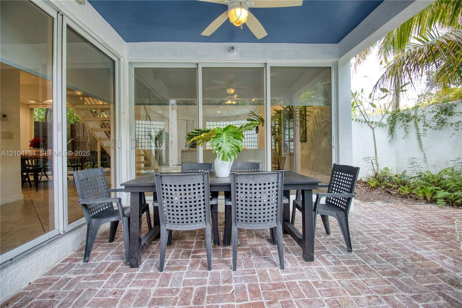 Patio by pool