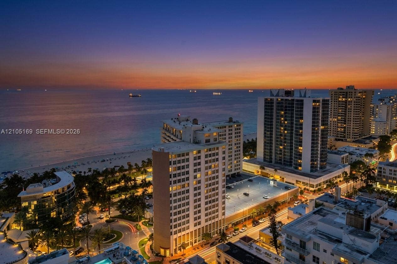 2899 Collins Avenue, #521, Miami Beach, FL 33140 Coastal setting with ocean and beach frontage