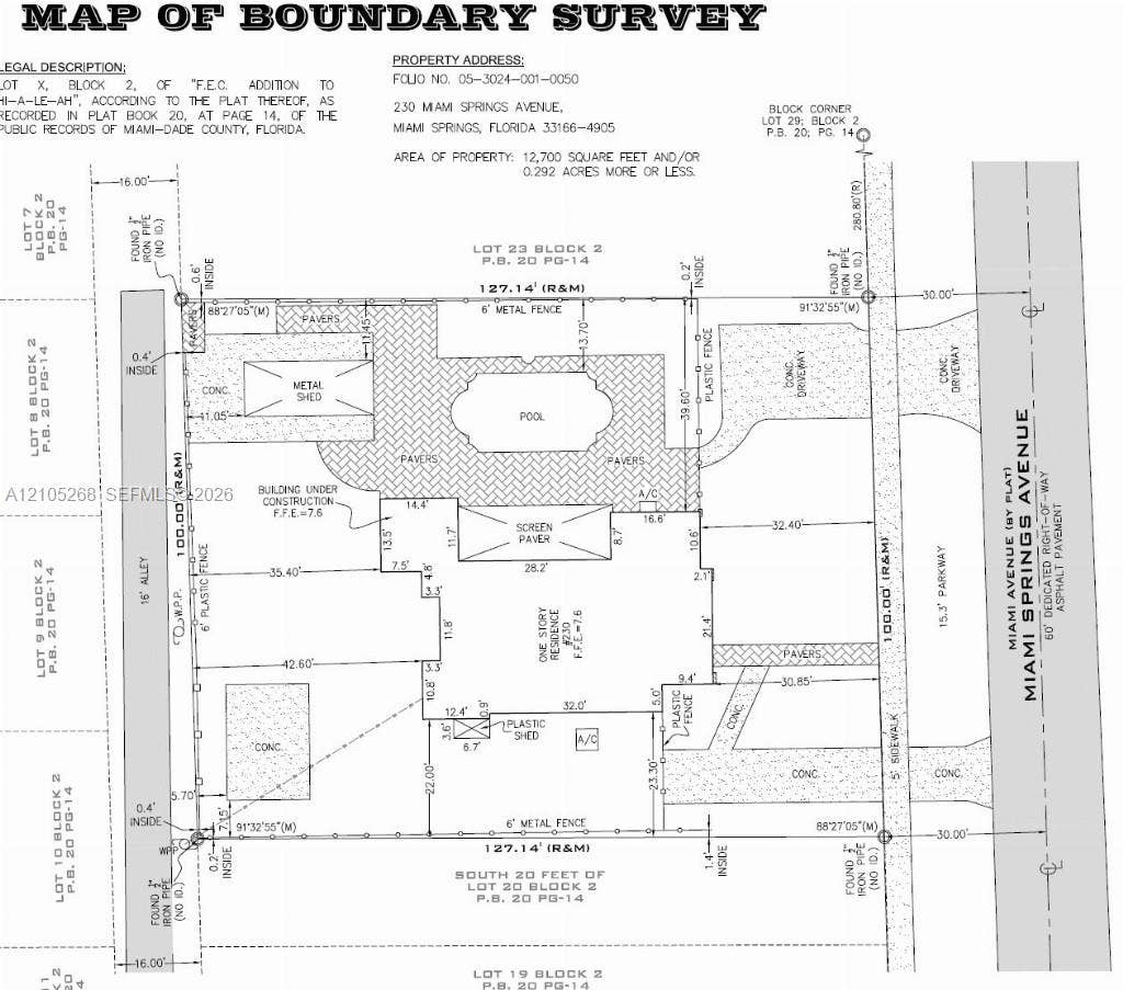 230 Miami Springs Avenue, Miami Springs, FL 33166 Floor plan