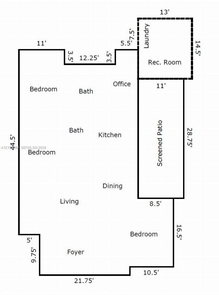 230 Miami Springs Avenue, Miami Springs, FL 33166 Floor plan