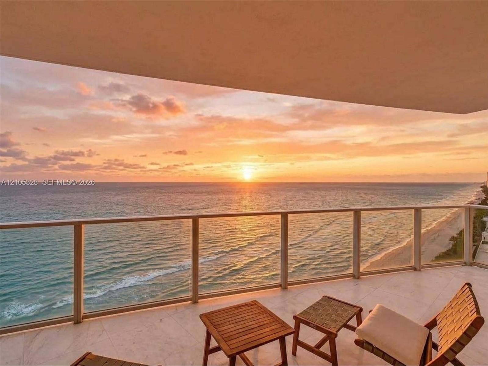 3951 S Ocean Drive, #1901, Hollywood, FL 33019 Enjoy breathtaking sunrise views from your private balcony.
