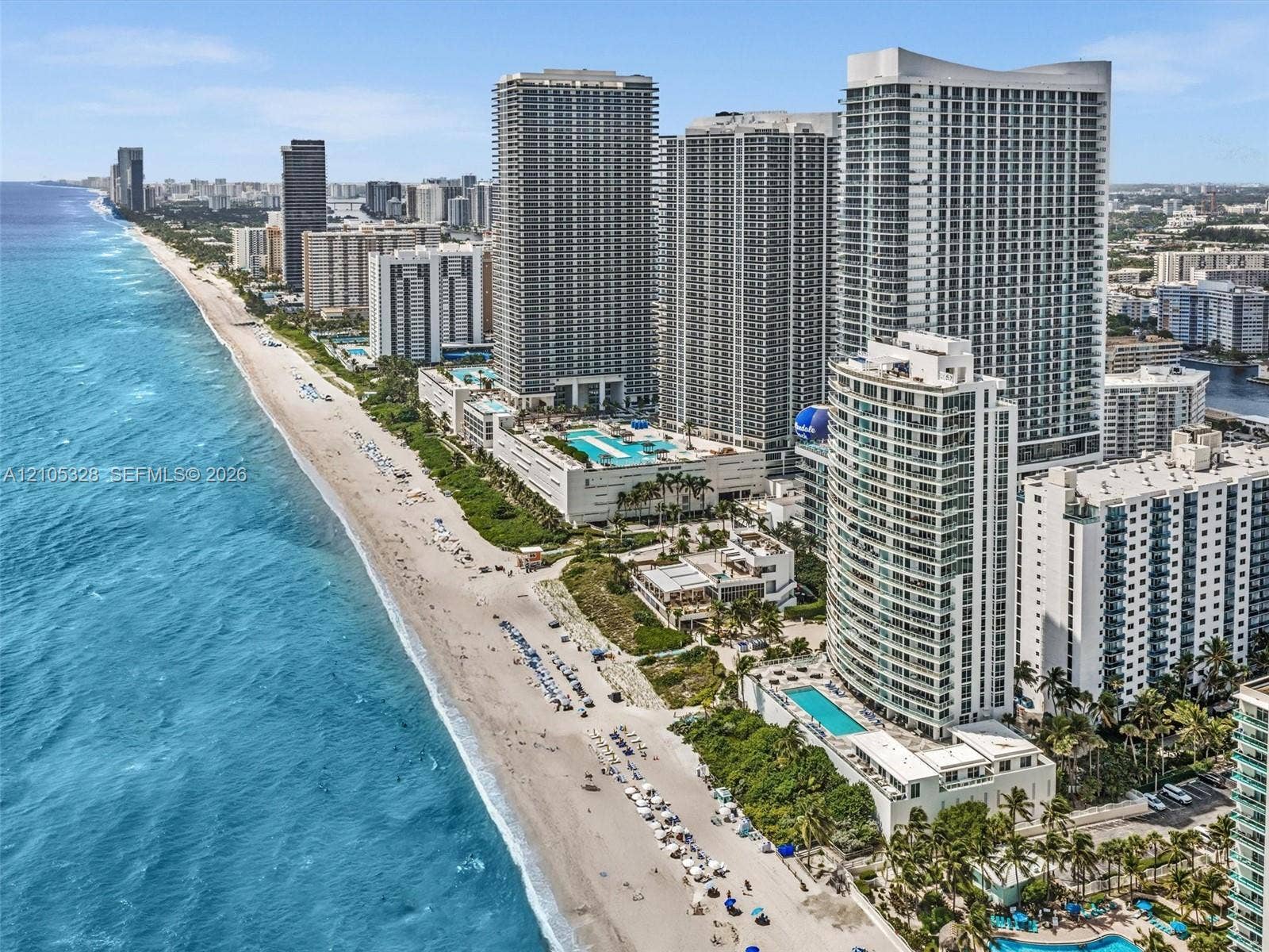 3951 S Ocean Drive, #1901, Hollywood, FL 33019 Experience luxury oceanfront living at Apogee Beach, featuring direct beach access, resort-style pools, and amenities, and exceptional coastal lifestyle.