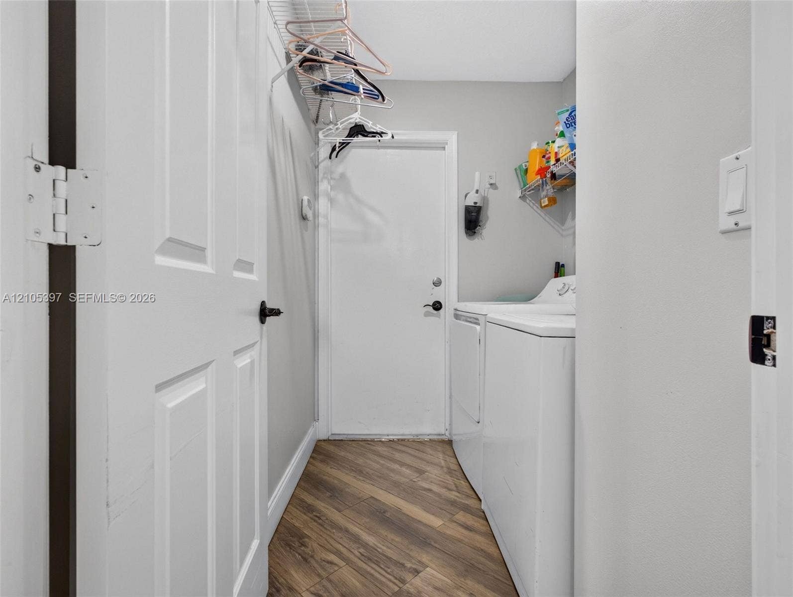 Laundry area