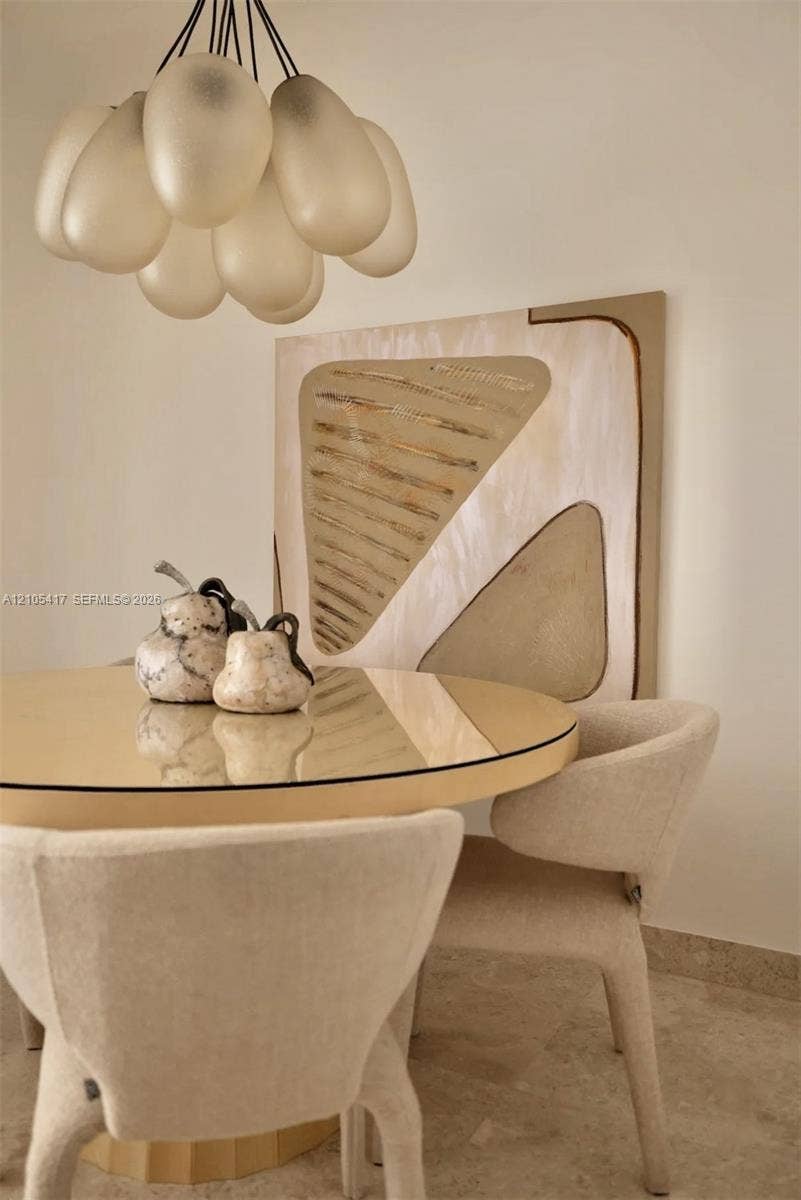 Contemporary pendant light fixture with multiple frosted glass globes