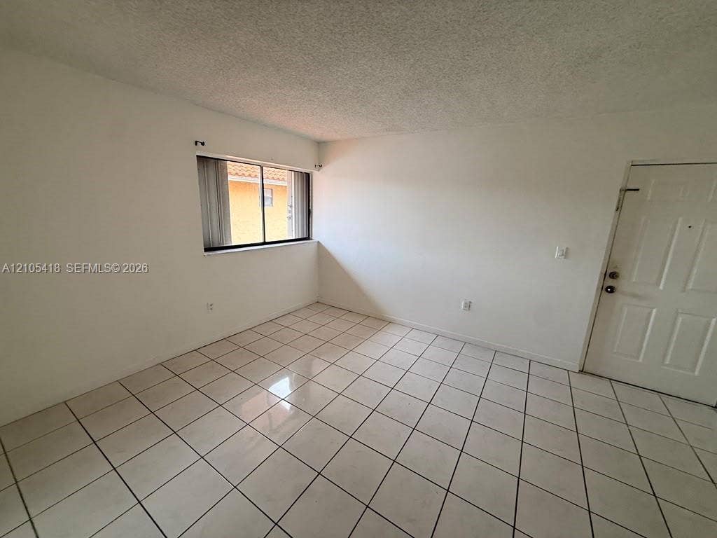 White tile flooring