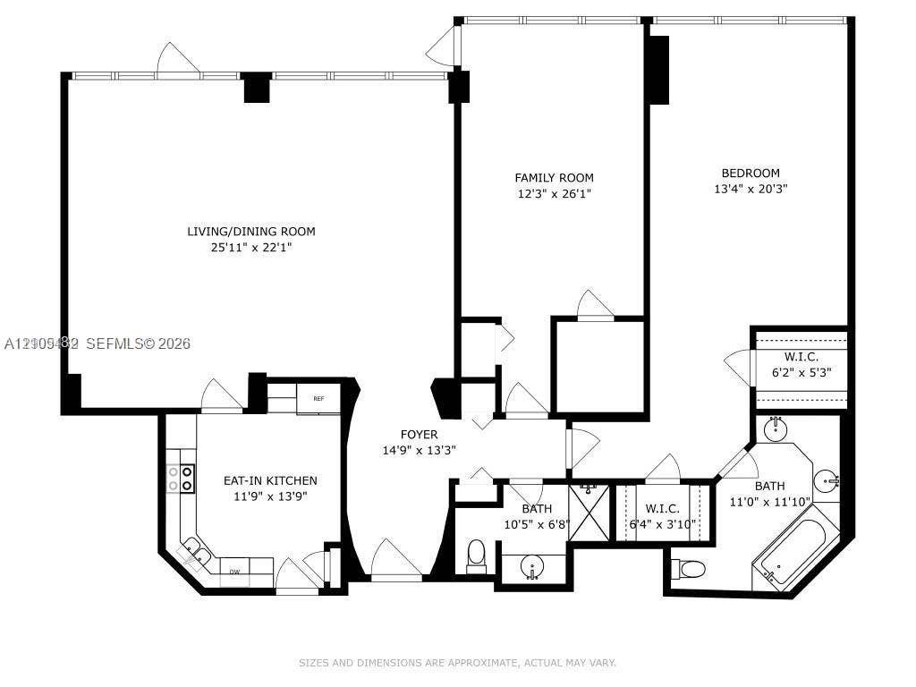 2100 S Ocean Lane, #808, Fort Lauderdale, FL 33316 Floor plan