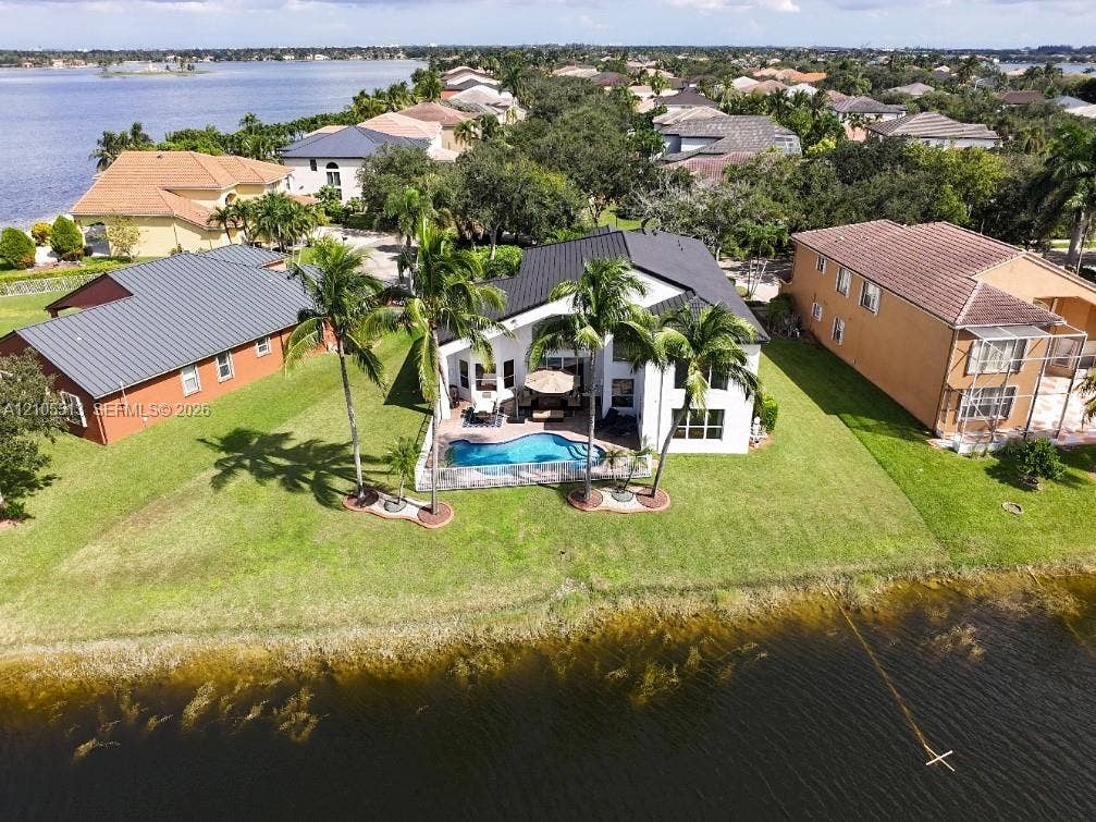 Aerial View of rear w/camera facing East