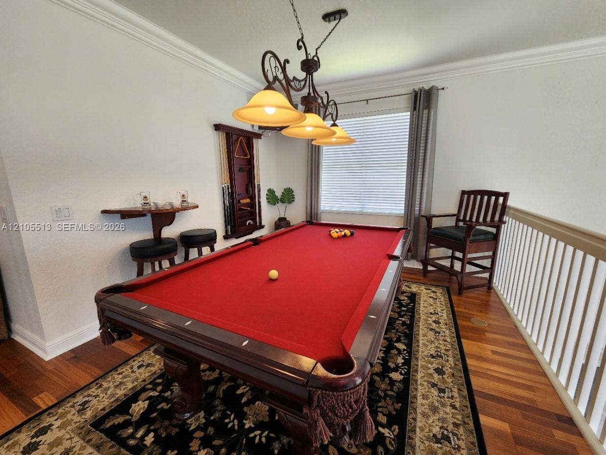 2nd Floor Loft/Game Room w/Billiard Set that conveys with sale