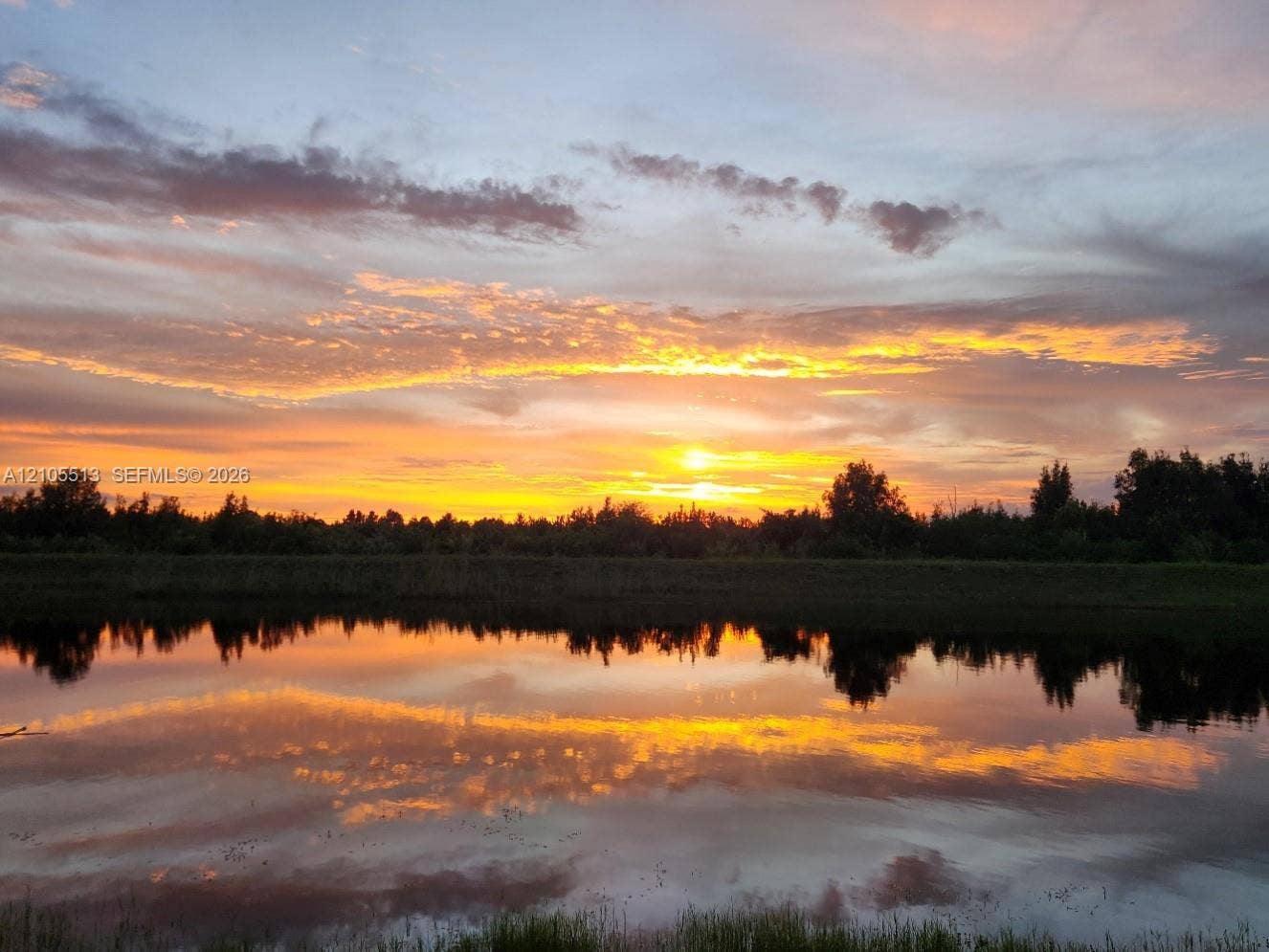 Spectacular Sunset Views seen nightly directly behind the home