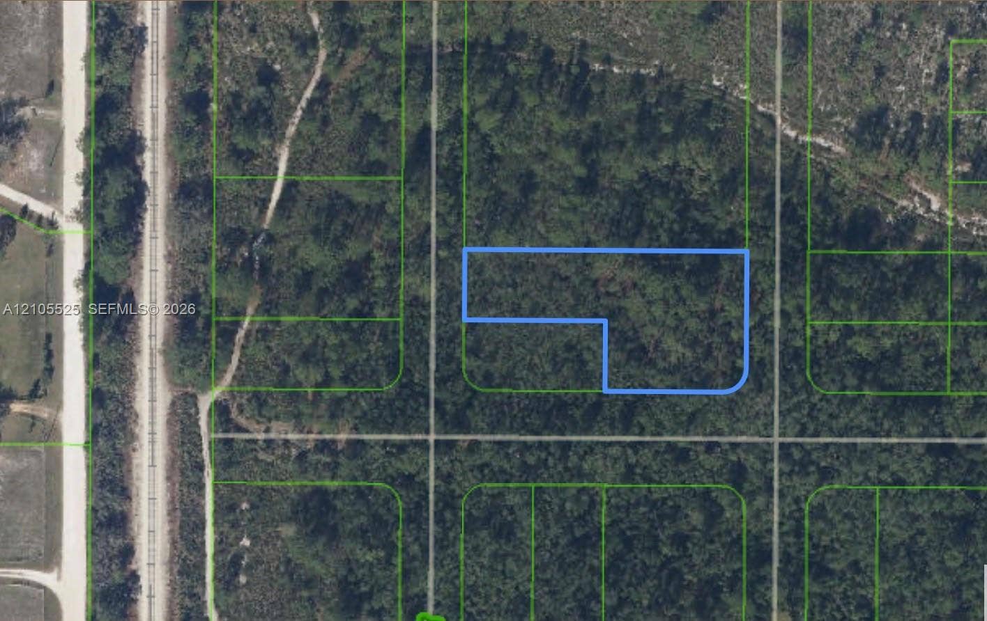 Plat Map. Outlining the surveyed boundary lines of the property