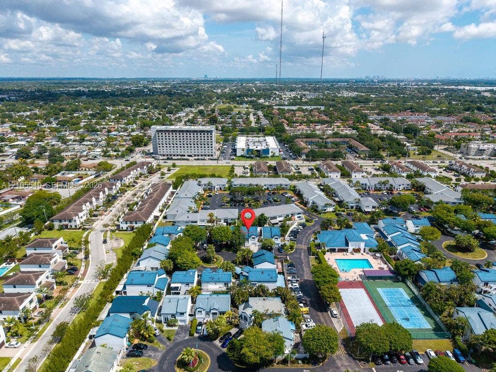 Community features a swimming pool and tennis courts