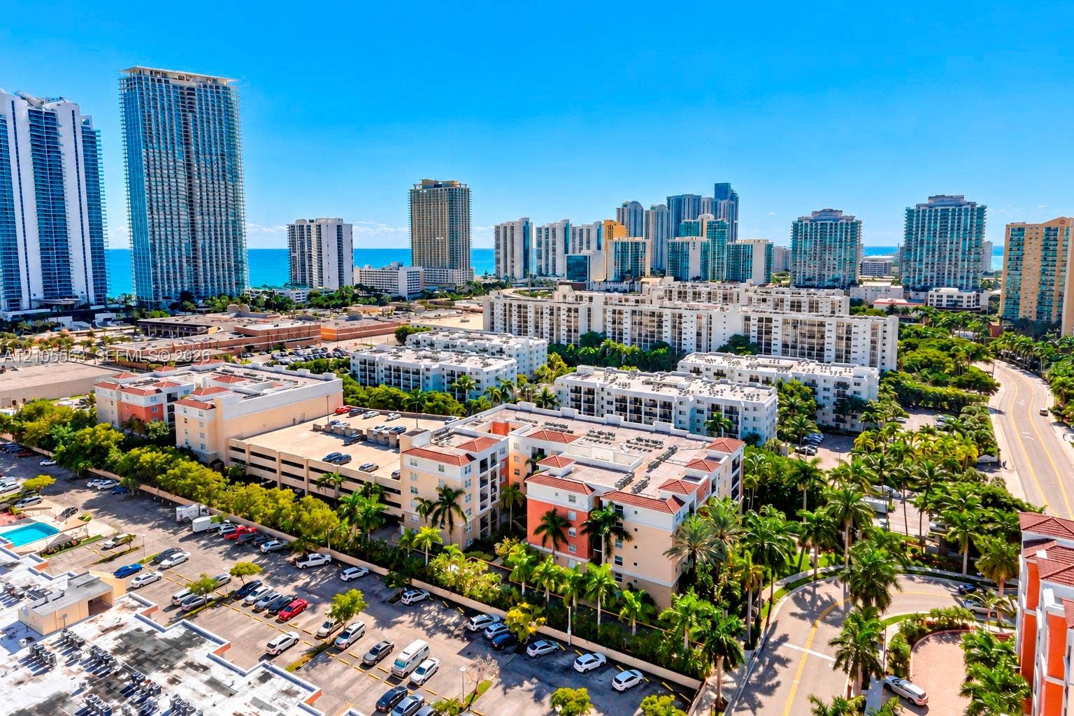 17145 N Bay Road, #4613, Sunny Isles Beach, Sunny Isles Beach, FL 33160 Urban landscape featuring numerous high-rise buildings and multi-story structures