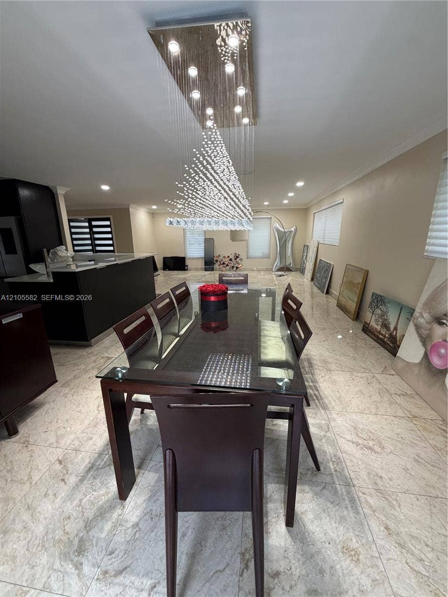 2215 NE 204th Street, Miami, Miami, FL 33180 Polished marble-look flooring extending throughout