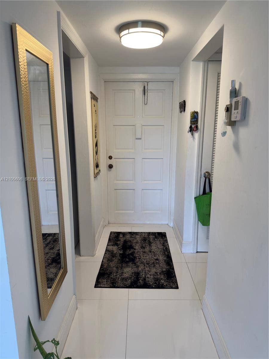 Front Door. Interior view.