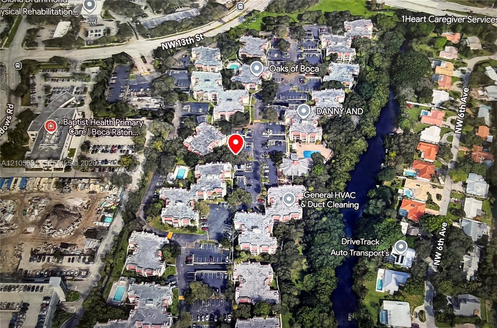 610 NW 13th Street, #0140, Boca Raton, FL 33486 Aerial Map. Satellite imagery depicting the location of the property and surrounding infrastructure