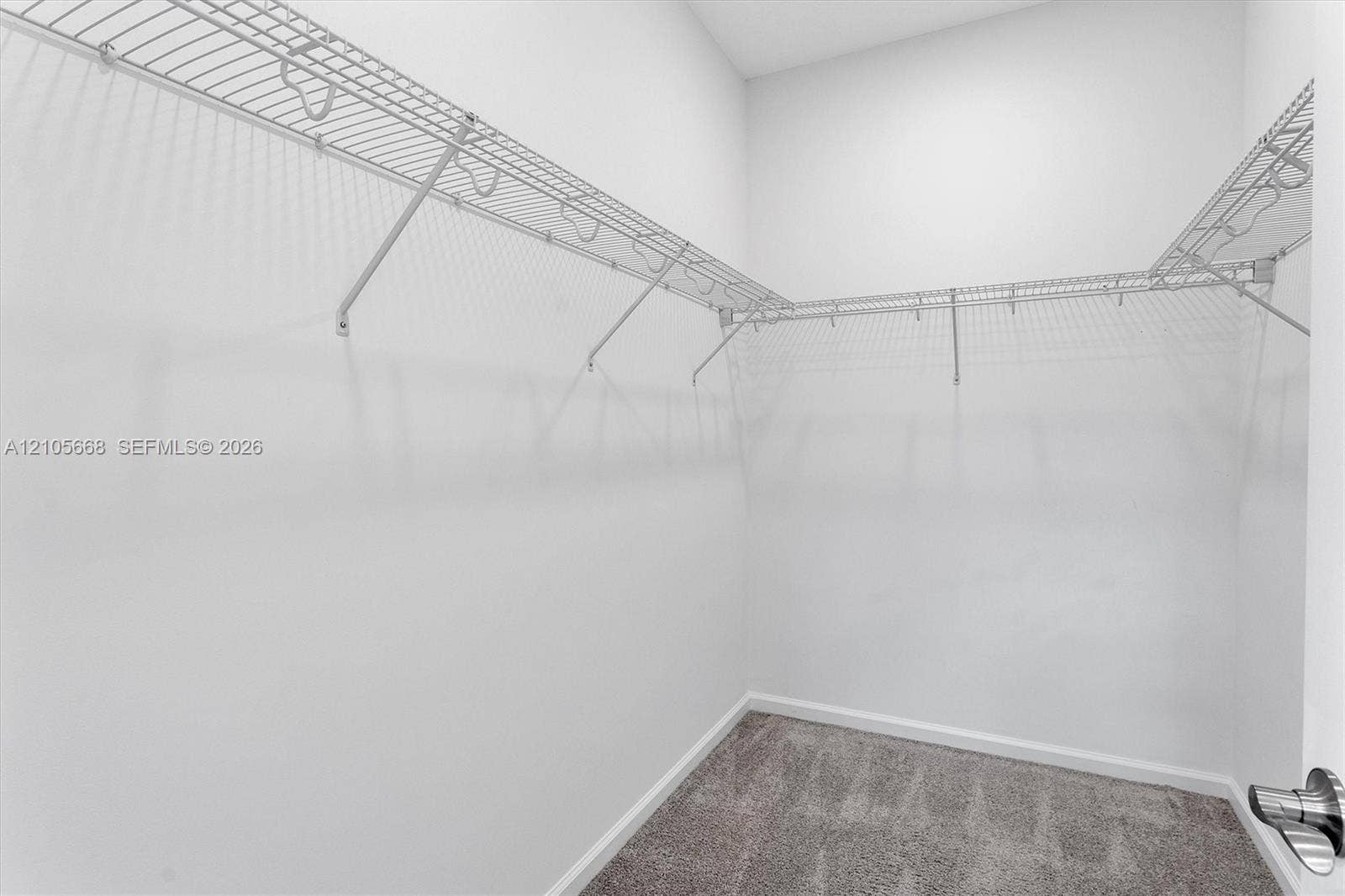 6307 Trails Of Foxford Court, West Palm Beach, FL 33415 Storage area featuring wall-to-wall carpeting and upper wire shelving