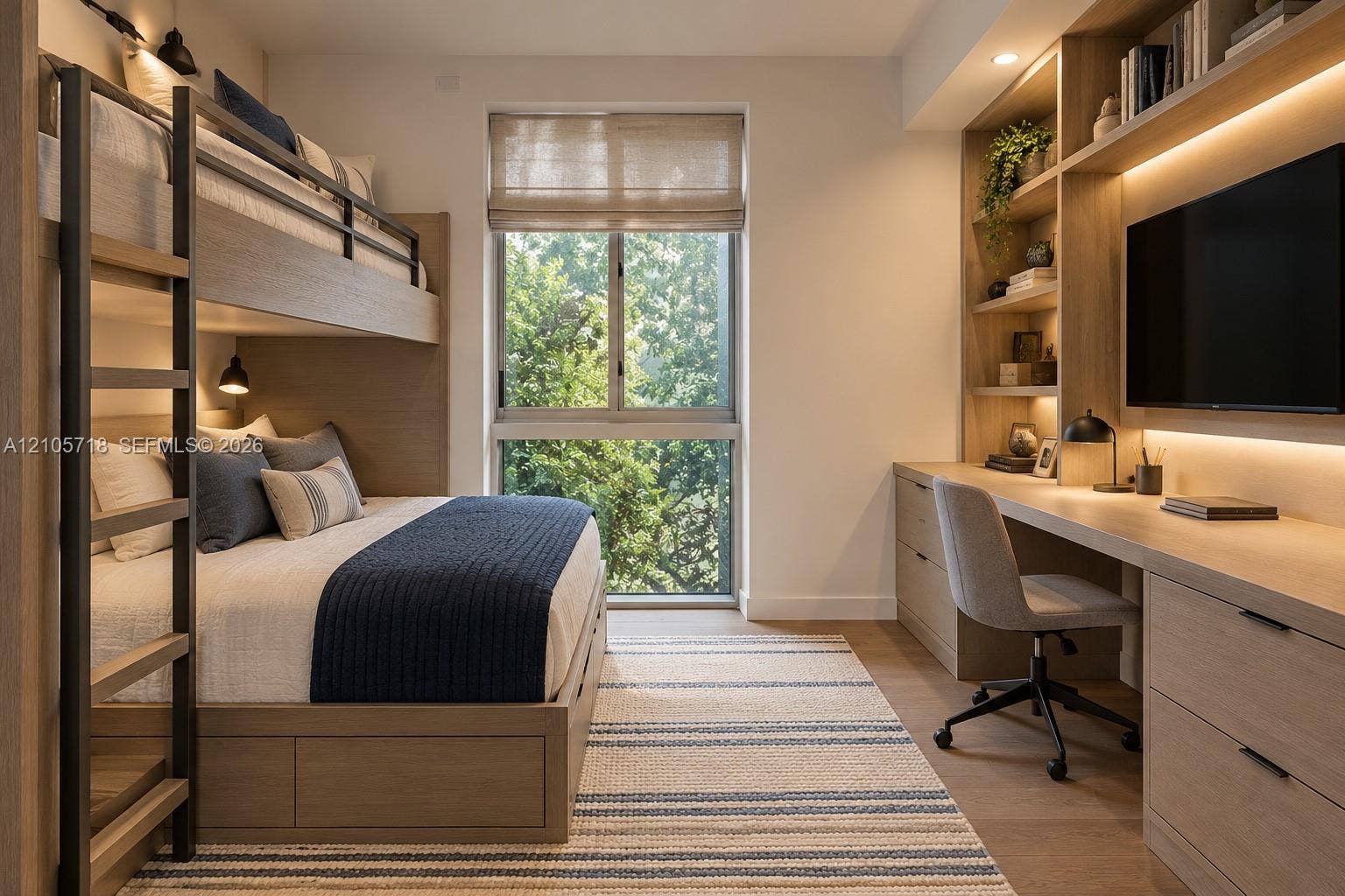 2200 Brickell Avenue, #GV16, Miami, FL 33129 2nd Bedroom upstairs