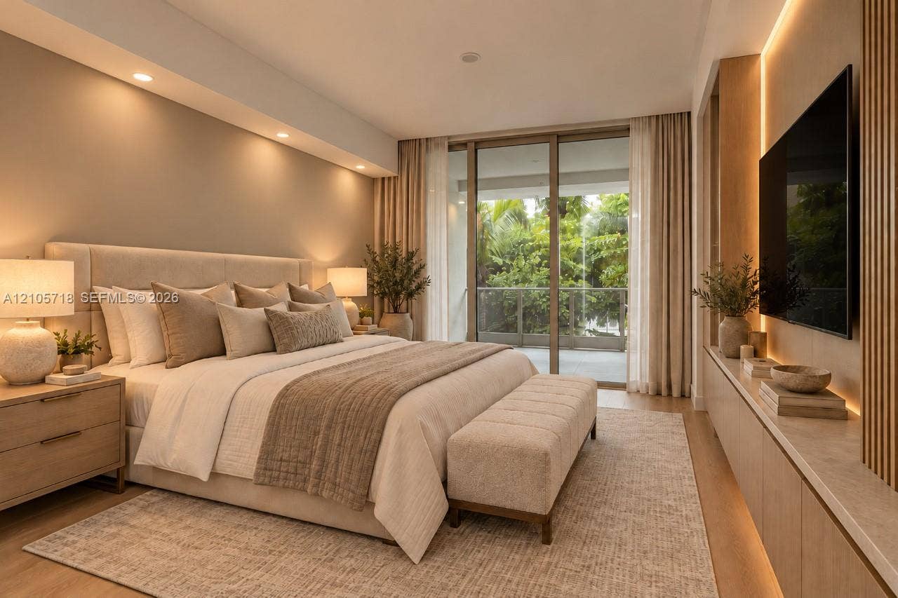 2200 Brickell Avenue, #GV16, Miami, FL 33129 Master bedroom