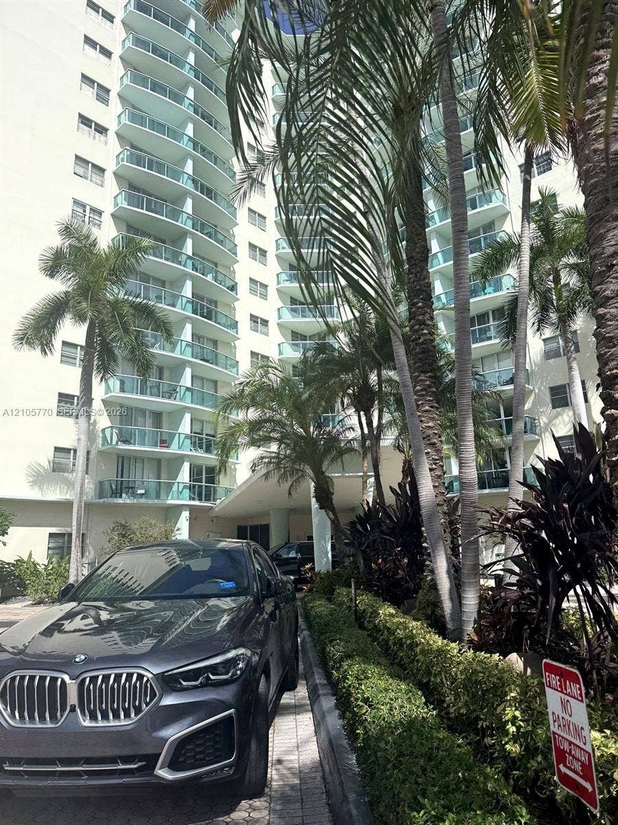 3901 S Ocean Drive, #8S, Hollywood, FL 33019 Multi-story building featuring numerous private balconies with clear railings