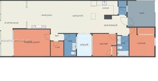 10343 Greenhouse Road, Pembroke Pines, FL 33026 Floor plan