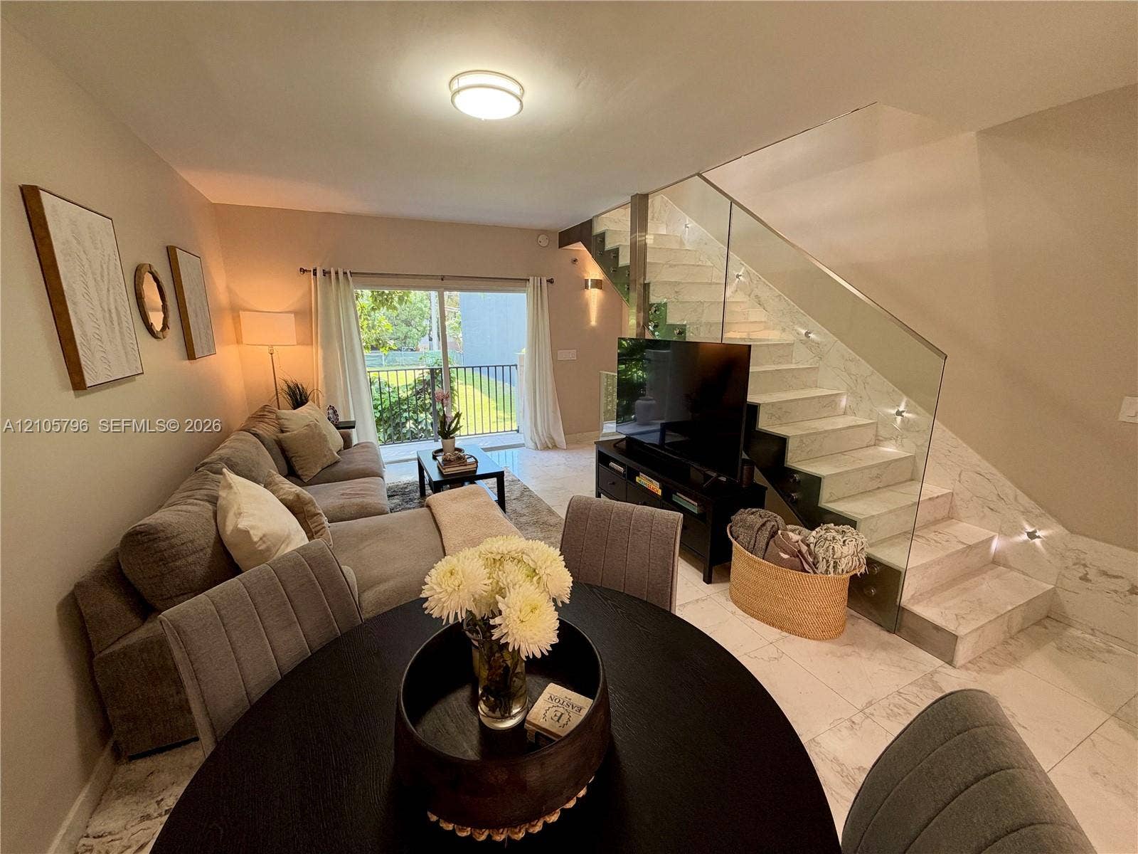 1611 SW 2nd Court, #A111, Miami, FL 33129 Open living /dining room