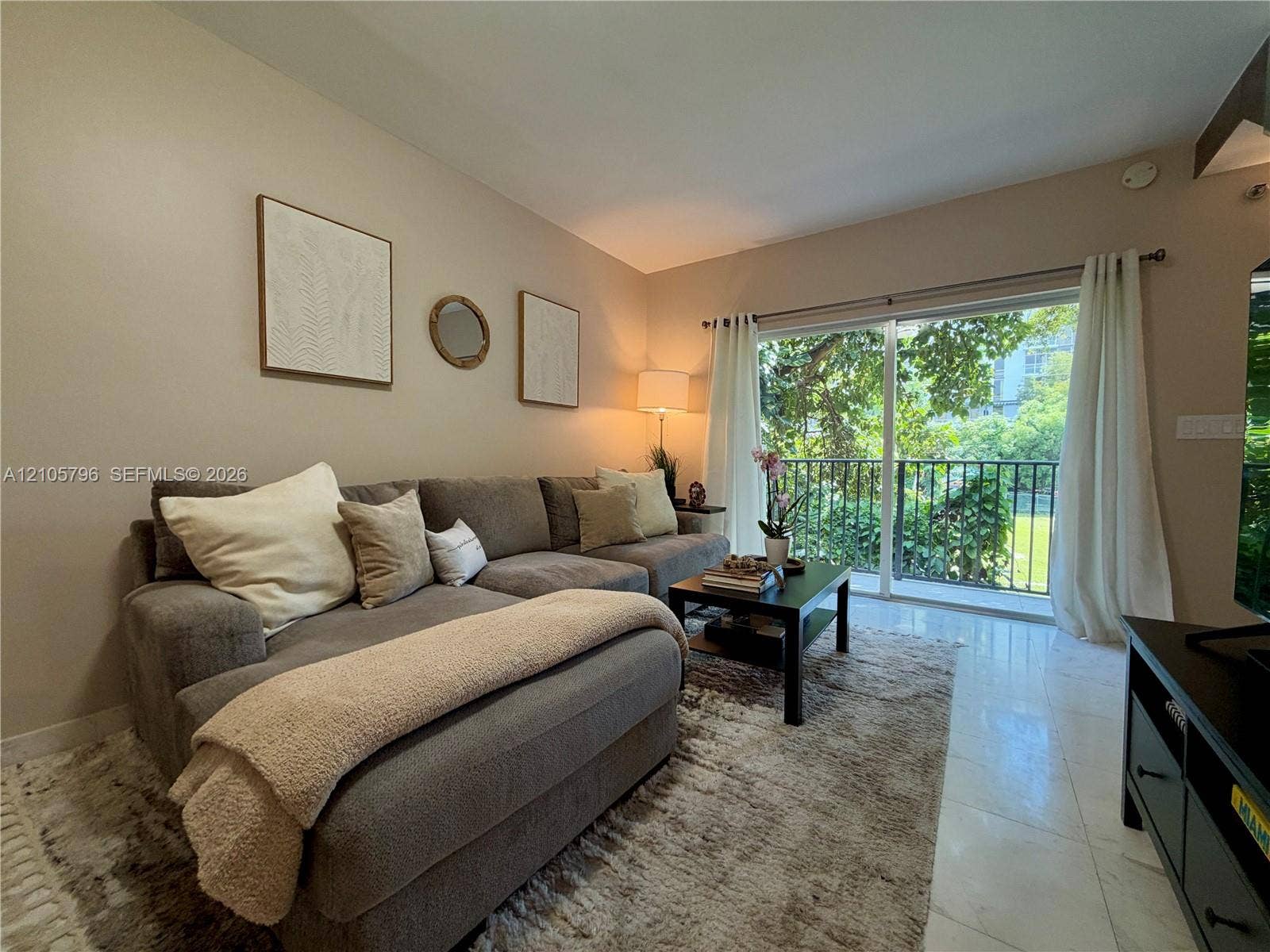 1611 SW 2nd Court, #A111, Miami, FL 33129 Open living /dining room