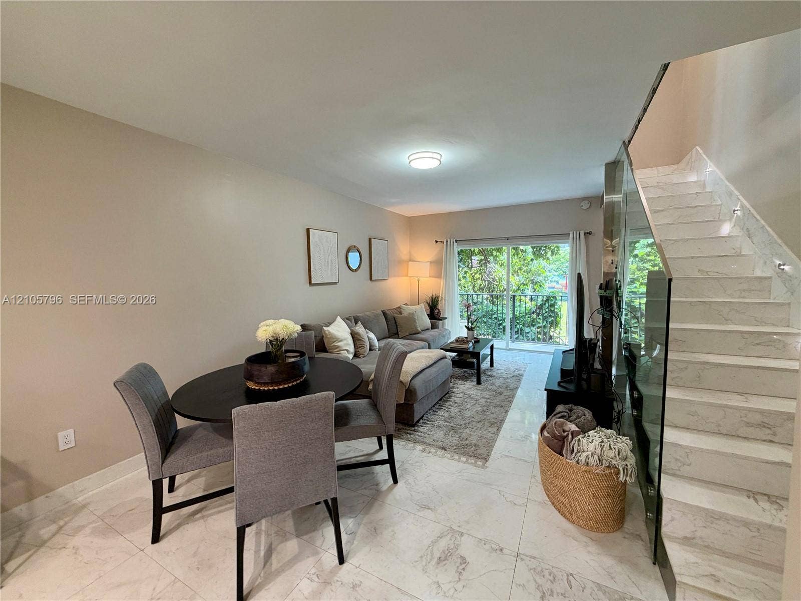 1611 SW 2nd Court, #A111, Miami, FL 33129 Open living /dining room