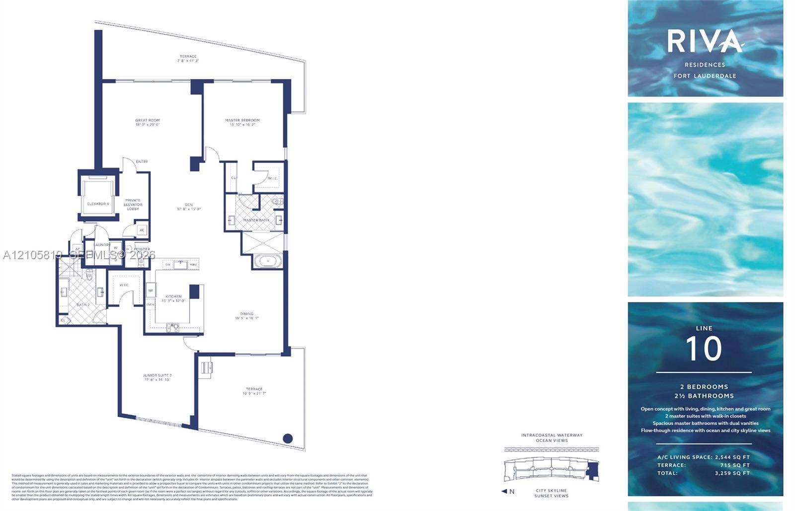 1180 N Federal Highway, #810, Fort Lauderdale, FL 33304 Floor plan