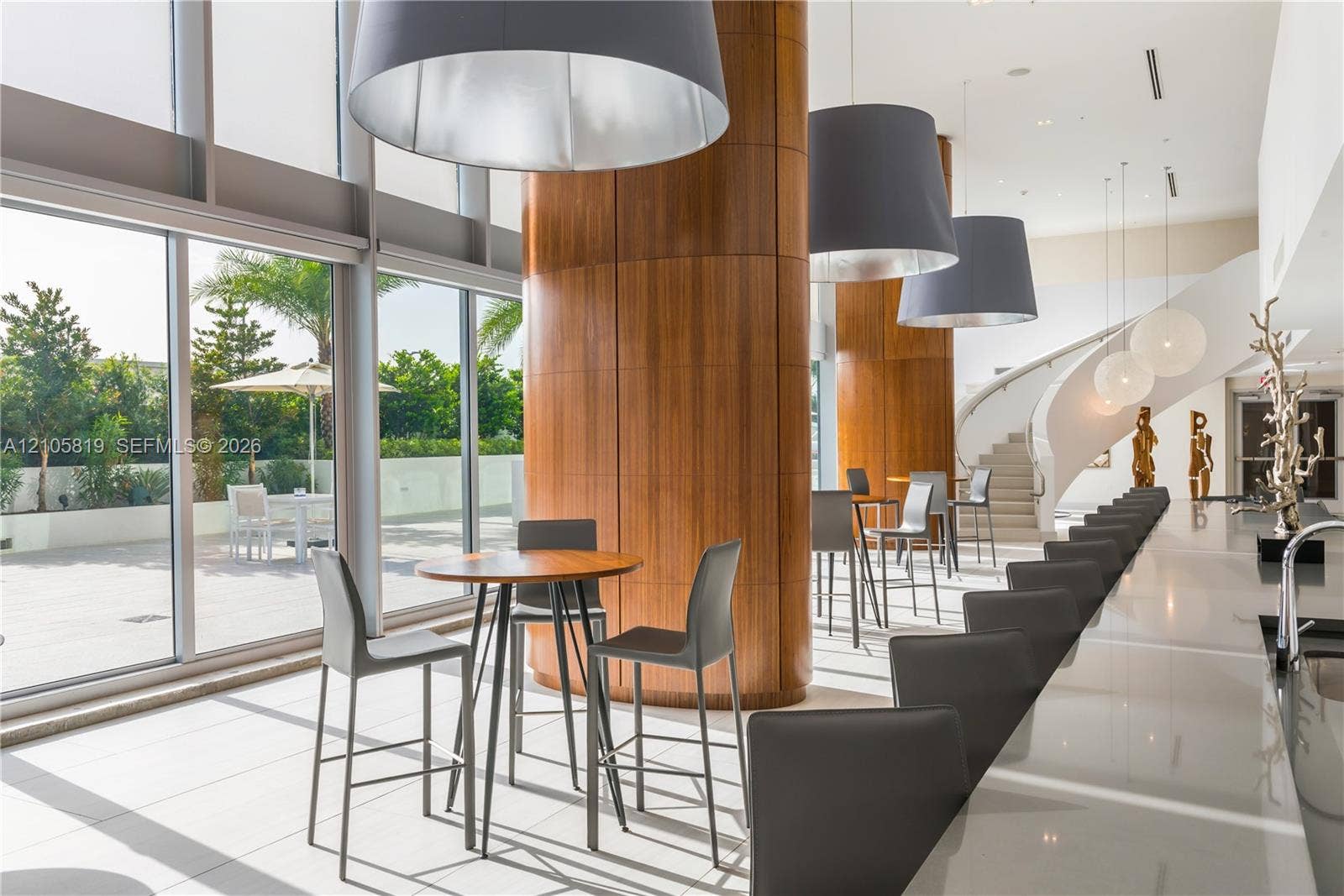 1180 N Federal Highway, #810, Fort Lauderdale, FL 33304 2-Story Residents' Lounge for Private Events, Meetings, Relaxing.