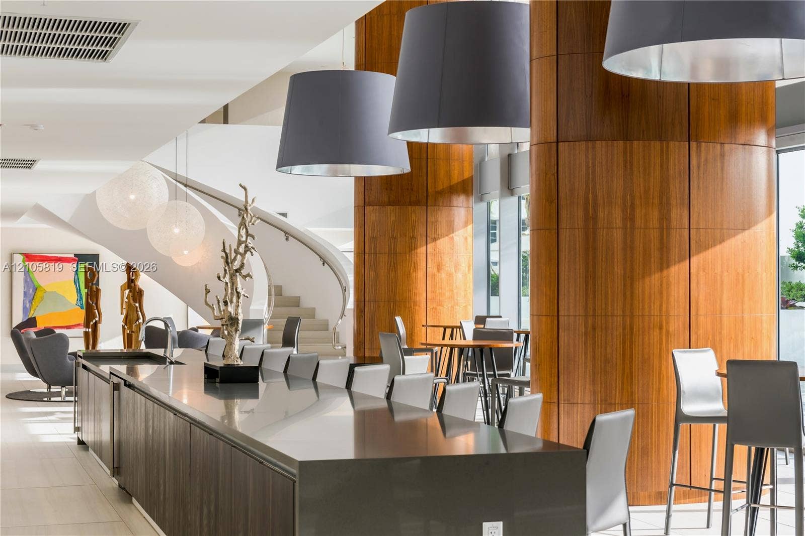 1180 N Federal Highway, #810, Fort Lauderdale, FL 33304 2-Story Residents' Lounge for Private Events, Meetings, Relaxing.
