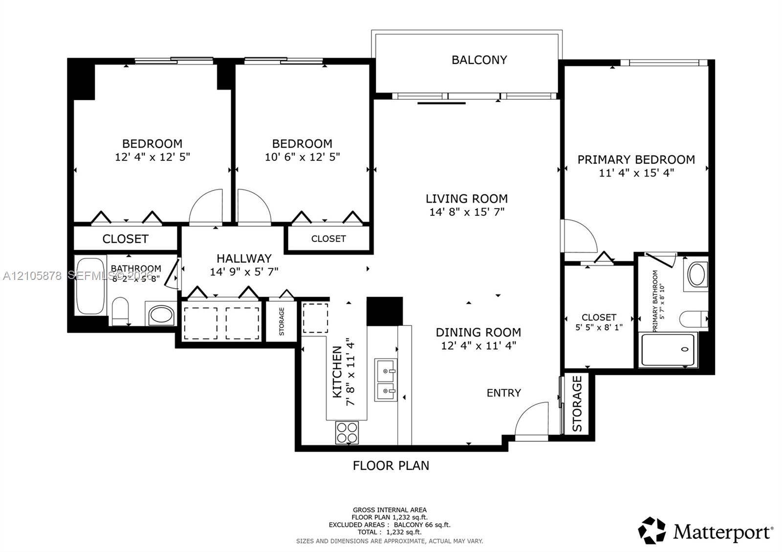 650 West Avenue, #1807, Miami Beach, FL 33139 Floor plan
