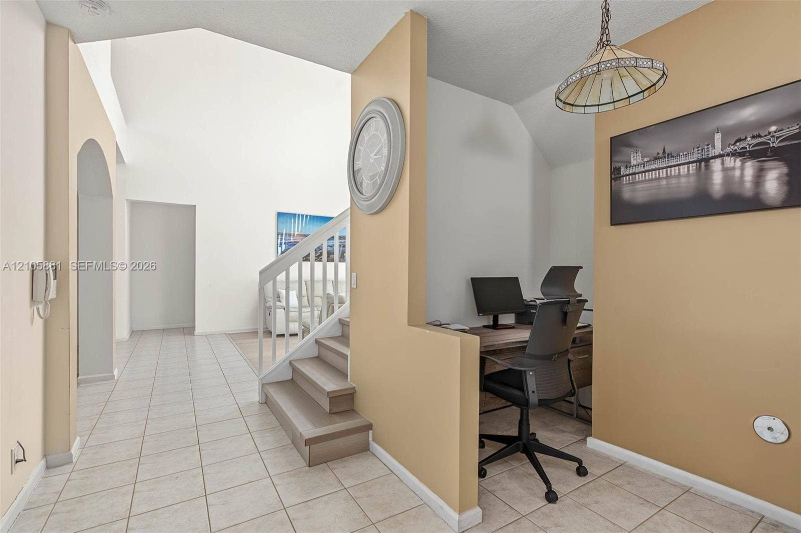 1588 SW 191st Avenue, Pembroke Pines, FL 33029 office nook adjacent to kitchen
