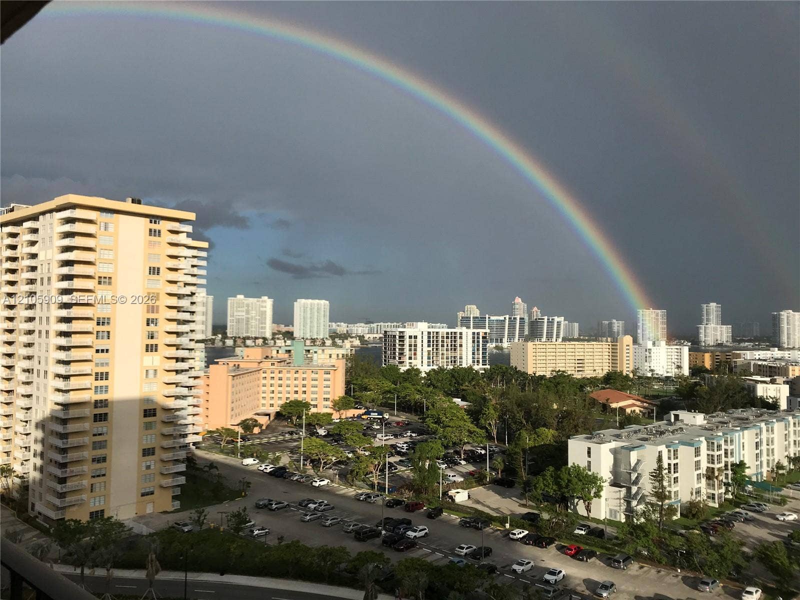 Over the Rainbow from balcony