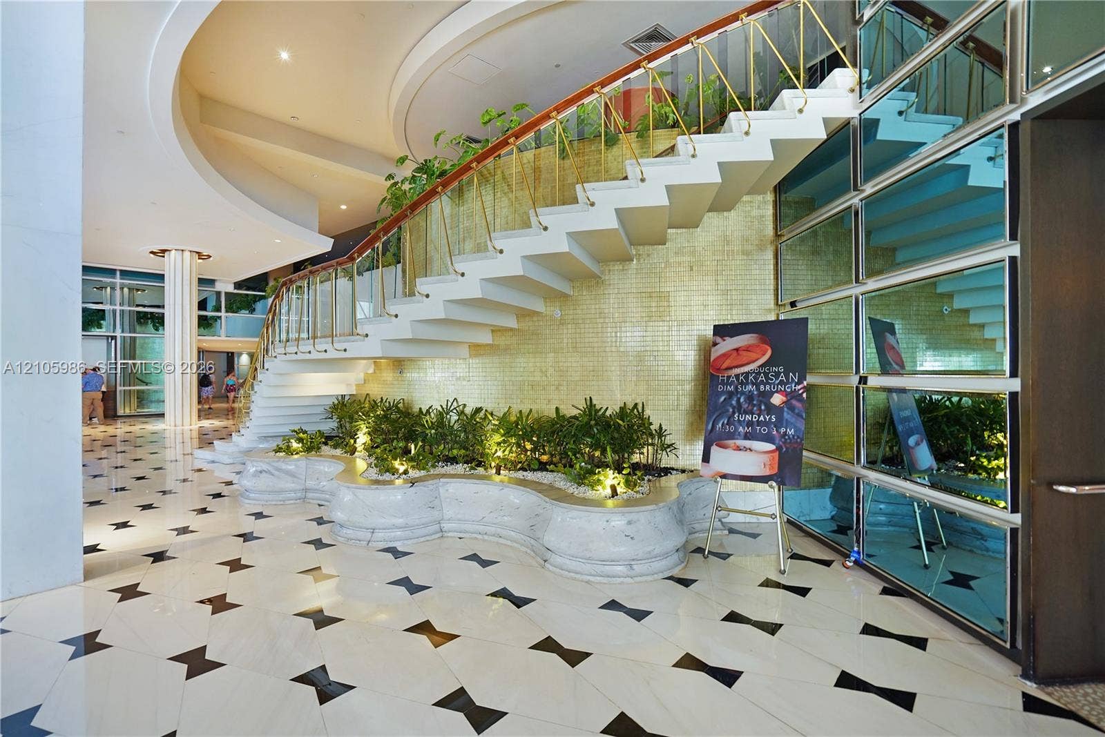 4401 Collins Avenue, #2209, Miami Beach, FL 33140 Famous Stairway at Fontainebleau Hotel