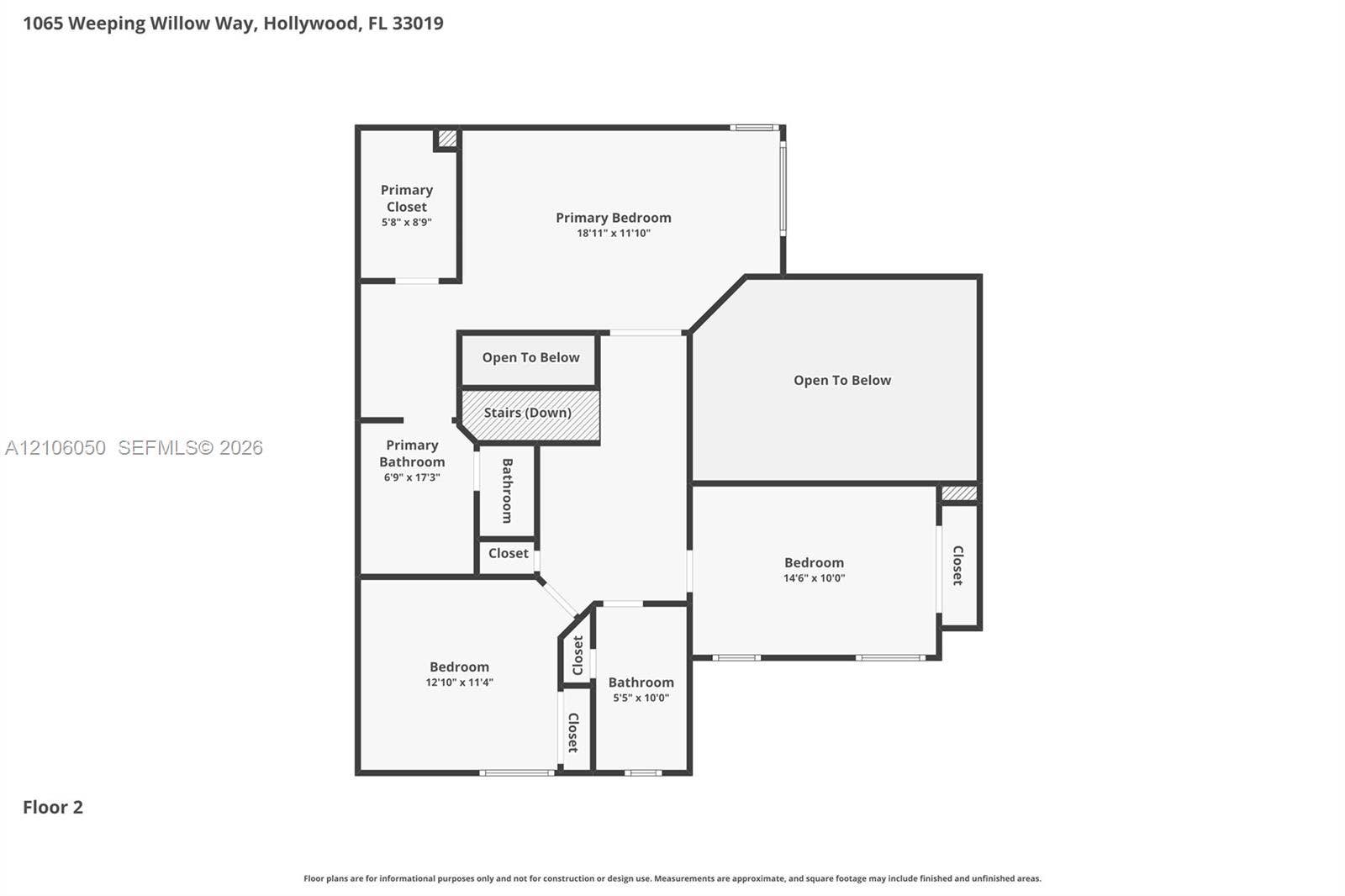 1065 Weeping Willow Way, #0, Hollywood, Hollywood, FL 33019 Floor plan