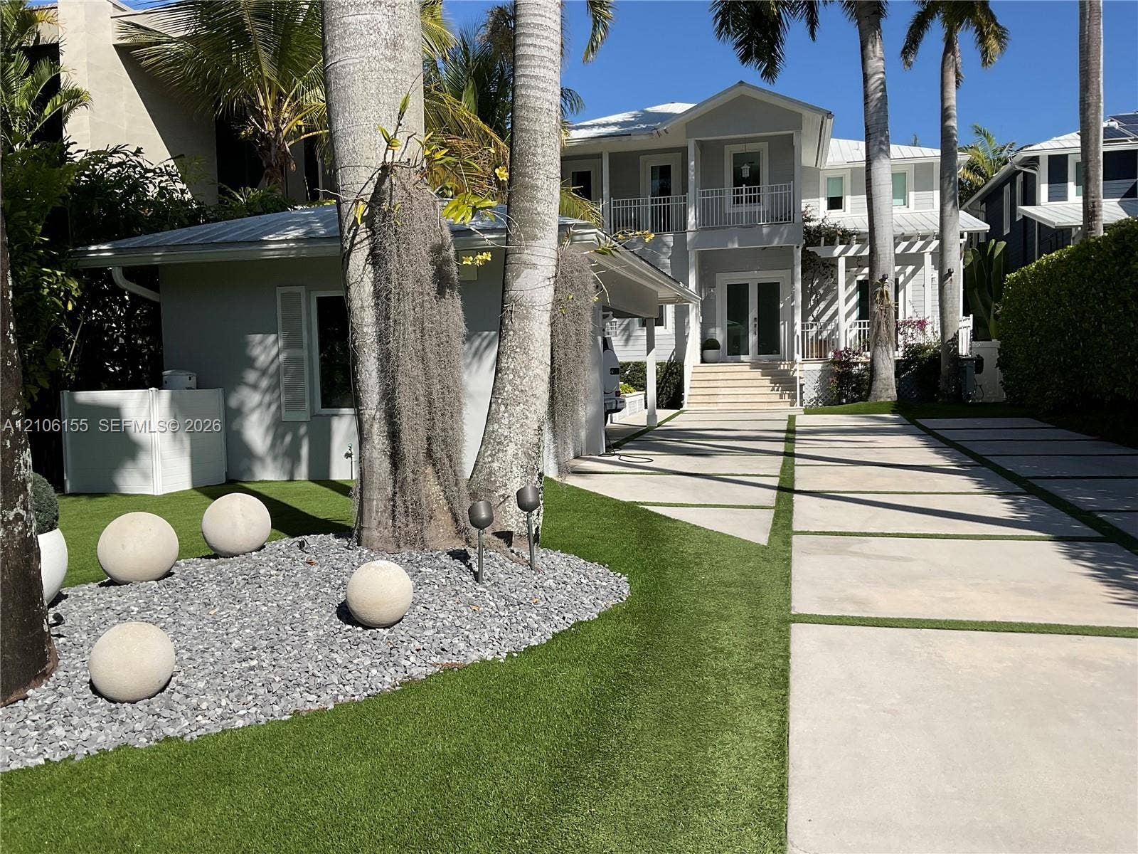 long driveway for cars privacy