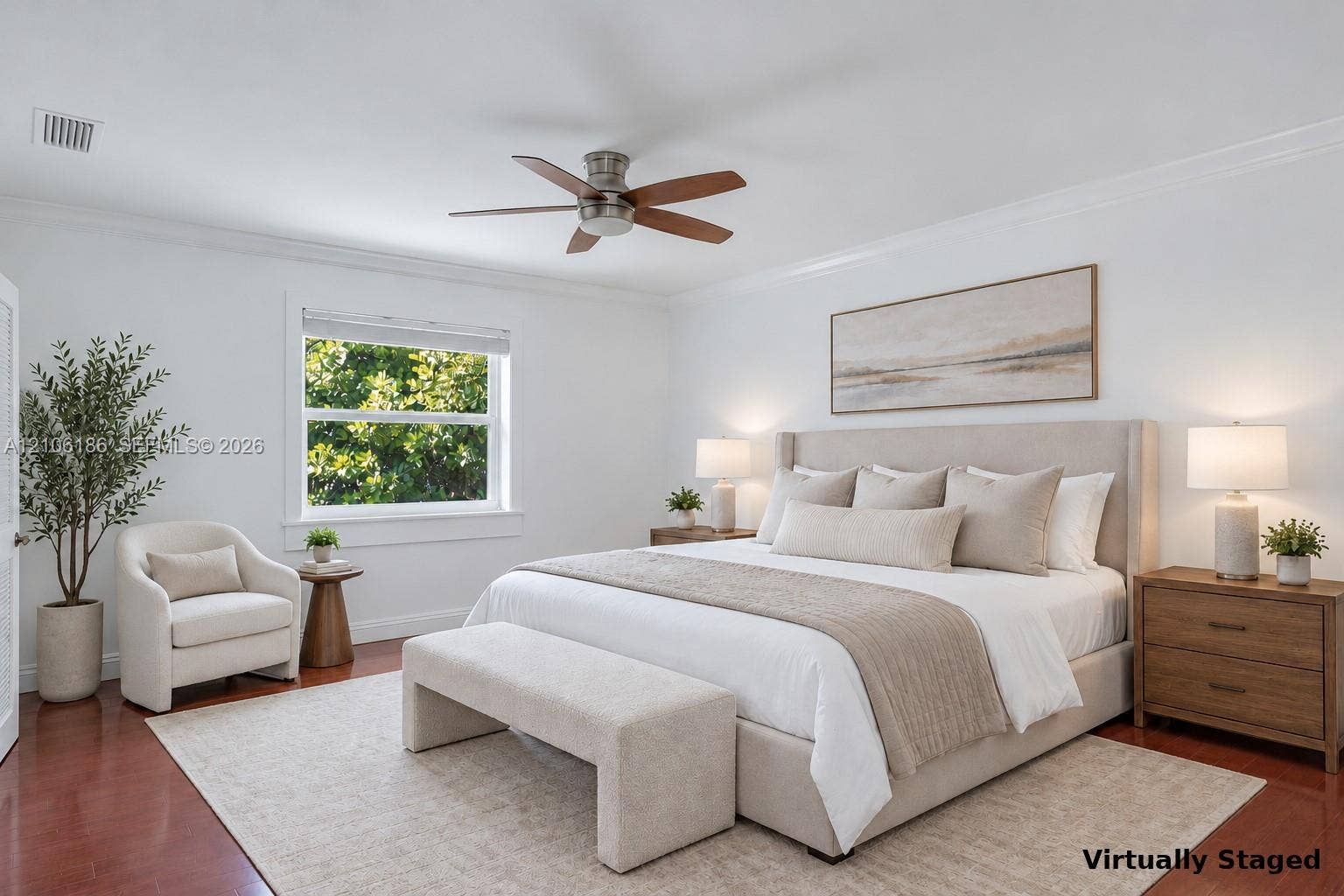 8600 SW 145th Street, Palmetto Bay, FL 33158 Virtually staged Primary bedroom