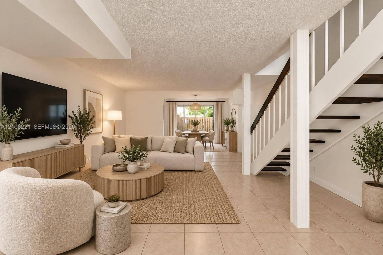 Virtually Staged Living Area