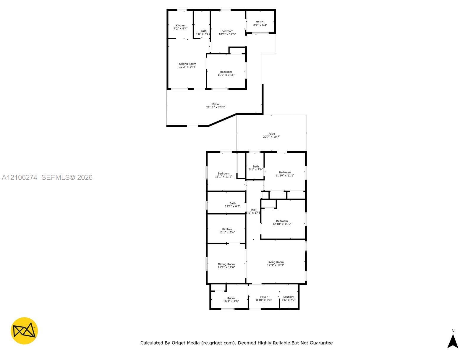 1601 NW 50th Street, Miami, FL 33142 Floor plan